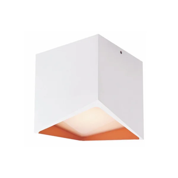 Artdelight Kiel - plafonnier extérieur - 10 x 10 x 11 cm - 12W LED dimmable inclus - IP54 - blanc