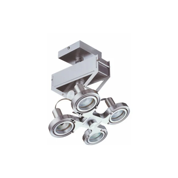 Artdelight Koln - spot en saillie 4L - 22 x 18 x 28 cm - 4 x 5W LED dimmable inclus - aluminium