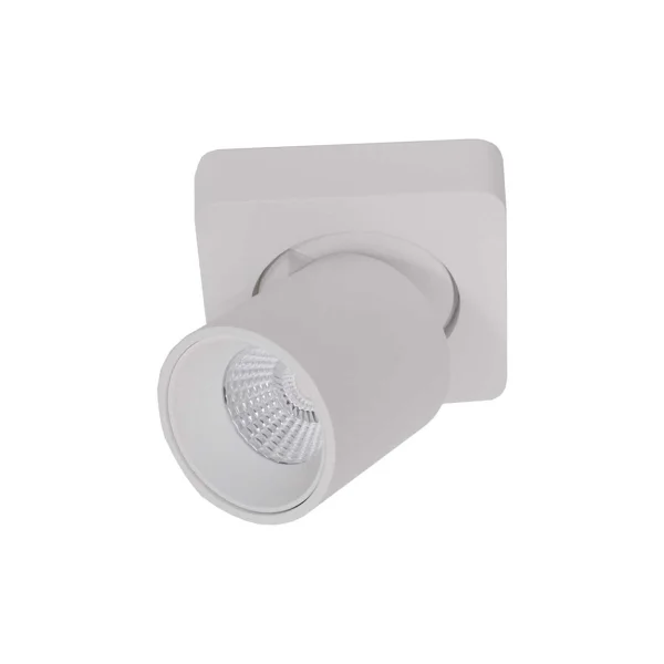 Artdelight Laguna - spot en saillie 1L - 10 x 10 x 9,5 cm - 6W LED dimmable inclus - blanc
