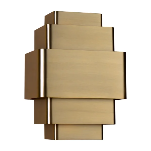 Artdelight Layers - applique murale - 12 x 20 x 27,5 cm - bronze