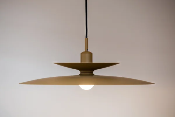 Artdelight Linares - suspension - Ø 50 x 16,5 cm - brun