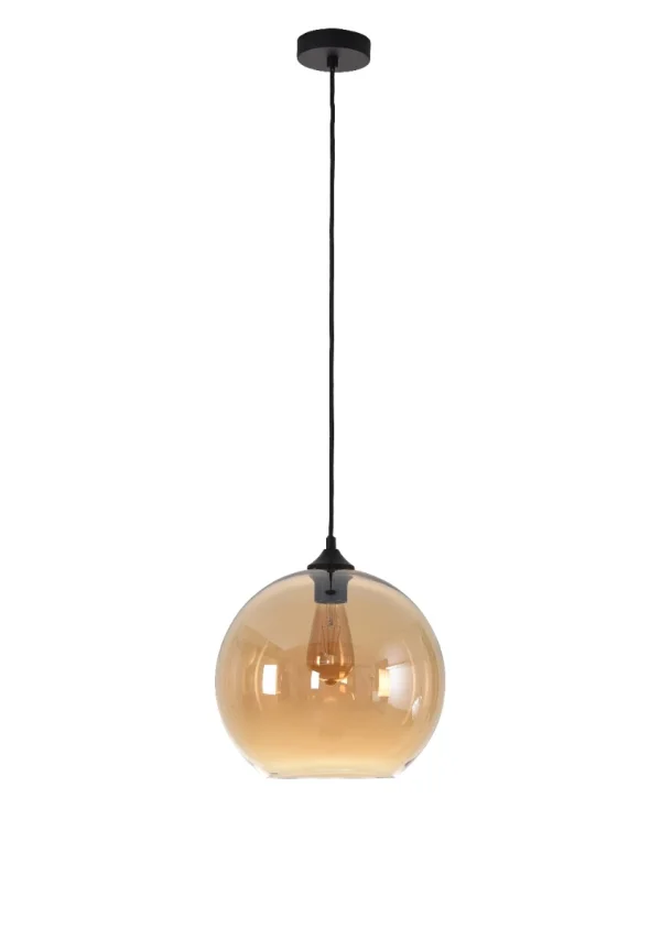 Artdelight Marino - lampe suspendue - Ø 30 x 186 cm - ambre