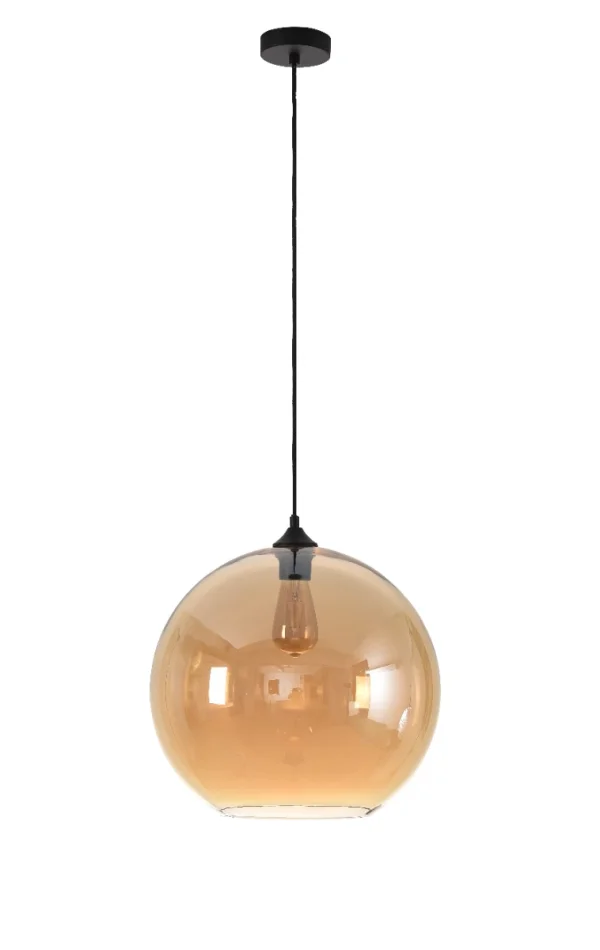 Artdelight Marino - lampe suspendue - Ø 40 x 195 cm - ambre