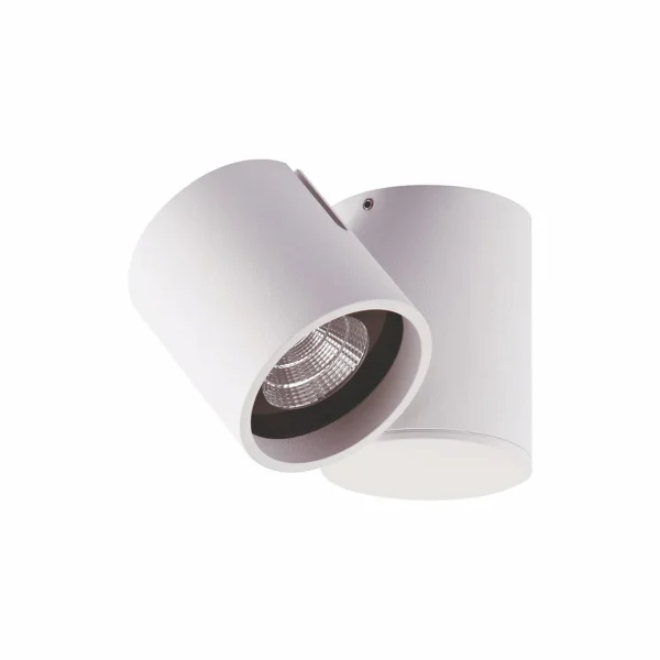 Artdelight Mayen - spot apparent 1L - Ø 7,2 x 8,6 cm - 7W LED dimmable inclus - blanc