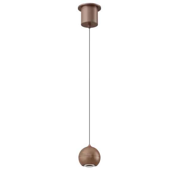 Artdelight Miami - suspension - Ø 10 x 218 cm - 10,8W dimmable LED inclus - bronze brossé