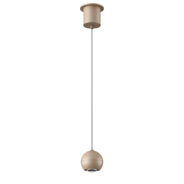 Artdelight Miami - suspension - Ø 10 x 218 cm - 10,8W dimmable LED inclus - champagne