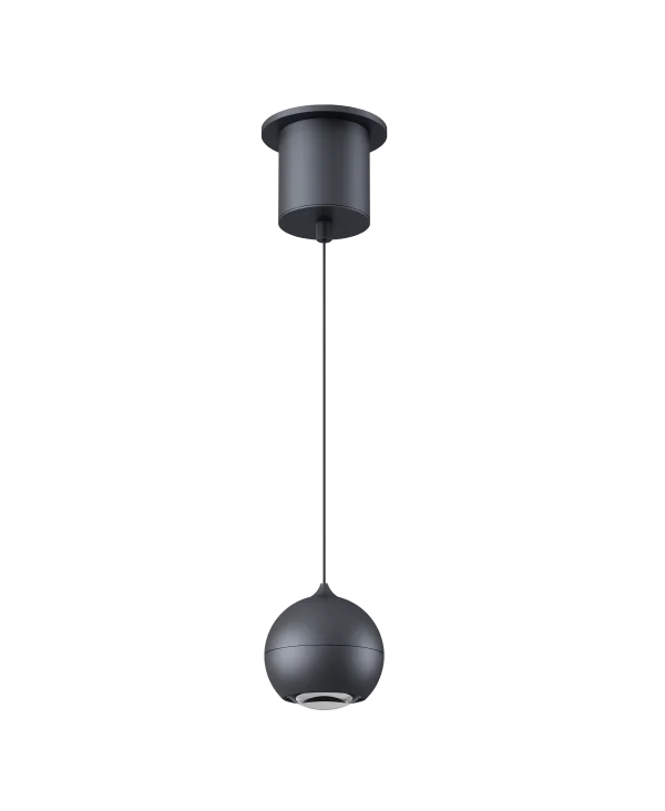 Artdelight Miami - suspension - Ø 10 x 218 cm - 10W dimmable LED inclus - noir