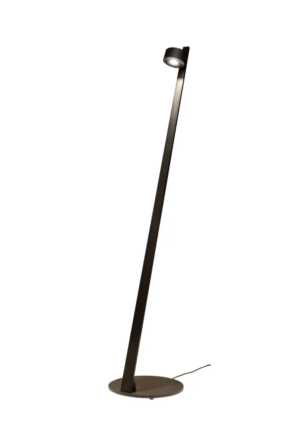 Artdelight Omega - lampadaire - Ø 30 x 146,3 cm - gradateur à 3 niveaux - 7W LED inclus - noir