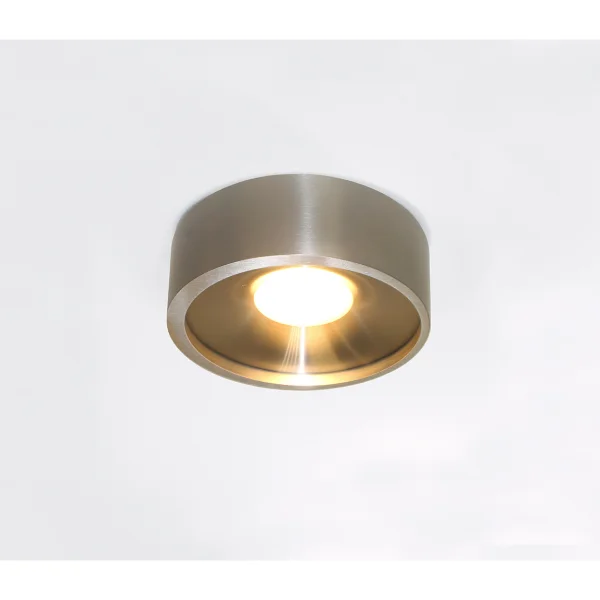 Artdelight Orlando - plafonnier - Ø 14 x 5 cm - 10W LED dimmable inclus - aluminium