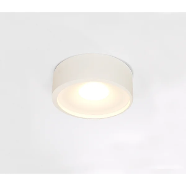 Artdelight Orlando - plafonnier - Ø 14 x 5 cm - 10W LED dimmable inclus - blanc