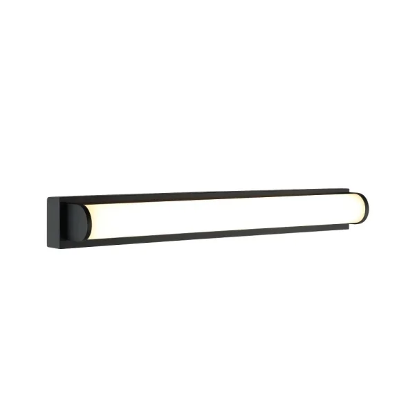 Artdelight Salto - applique murale en saillie - 60,8 x 9,5 x 8 cm - 12W LED dimmable inclus - noir