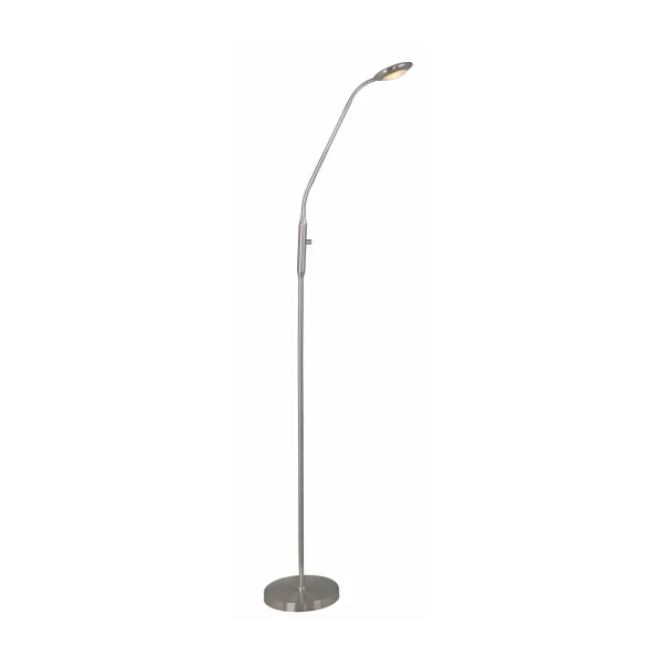 Artdelight UFO - lampadaire - 140 cm - 7W dimmable LED inclus - acier mat