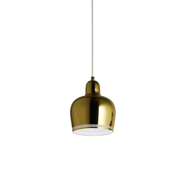 Artek - A330S Golden Bell Suspension Brass/White