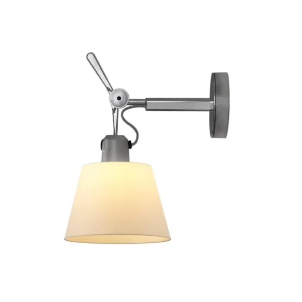 Artemide - Applique murale design Tolomeo 18 Diffusore, blanc/aluminium