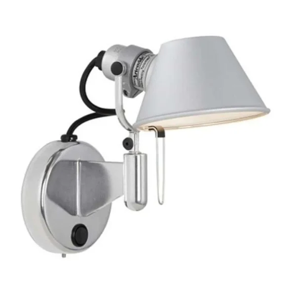 Artemide - Applique murale LED Tolomeo Micro Faretto, 20 cm, aluminium
