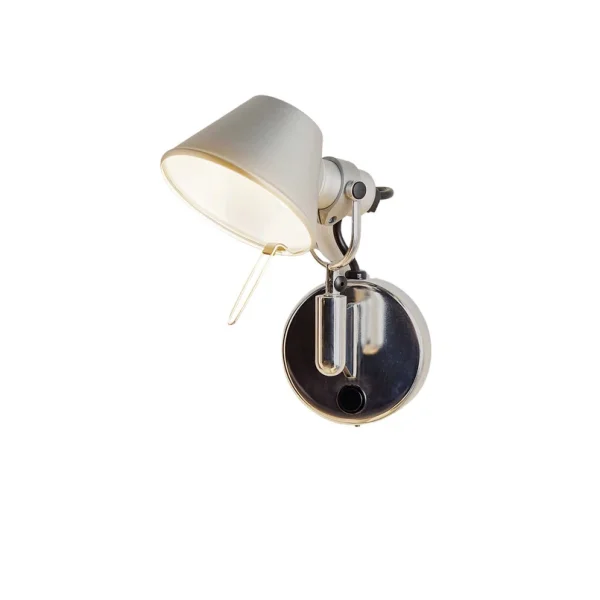 Artemide - Applique murale LED Tolomeo Micro Faretto, 3 000 K, gris