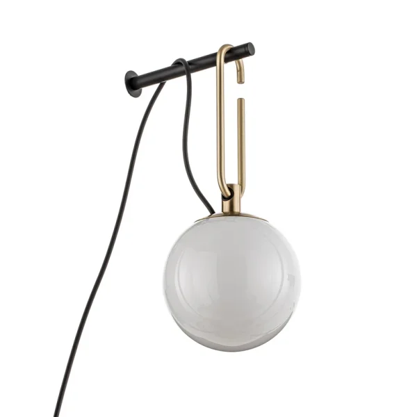 Artemide - Applique murale nh Wall blanc verre douille E14