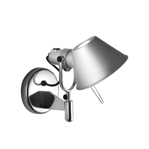 Artemide Applique murale Tolomeo Faretto aluminium, avec bouton on-off