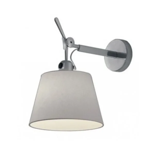 Artemide - Applique murale Tolomeo Parete Diffusore, grise, Ø 24 cm