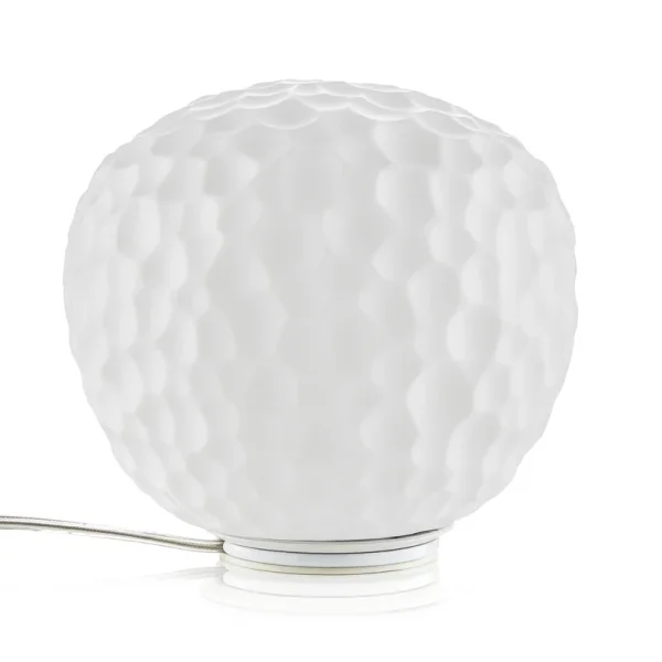 Artemide - Lampe à poser Meteorite, E14 Ø 15 cm blanc