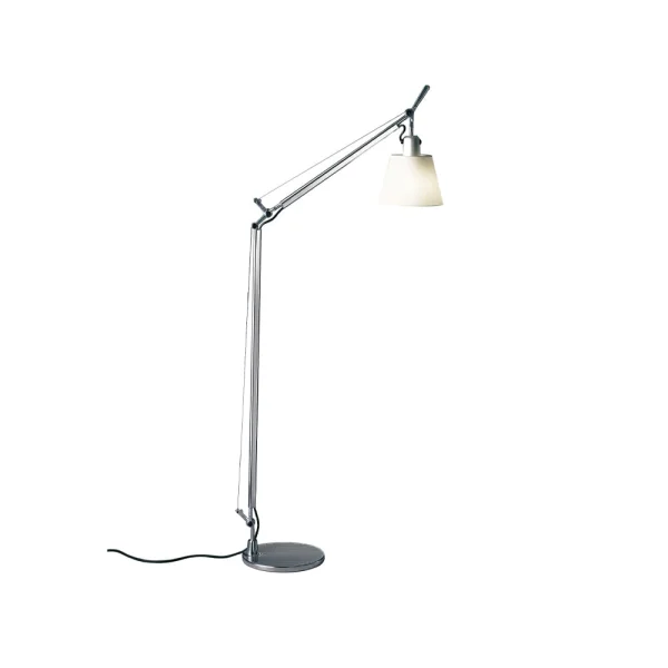 Artemide Lampe de lecture Tolomeo Basculante sur pied Parchment