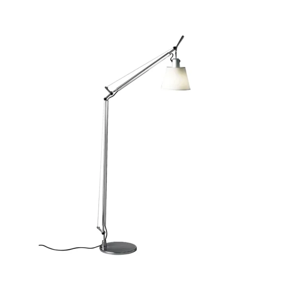 Artemide Lampe de lecture Tolomeo Basculante sur pied Silk