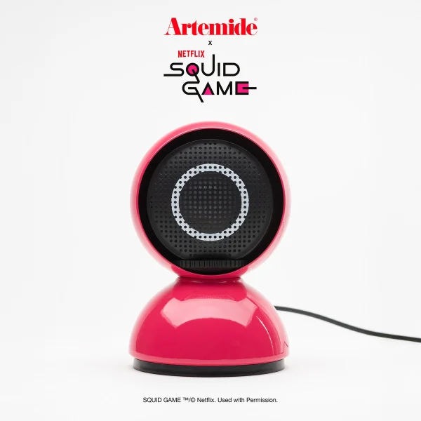 Artemide Lampe de table Édition Spéciale Eclisse x Squid Game Guard rose