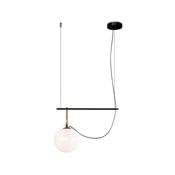 Artemide nh S1 22 pendule noir-laiton