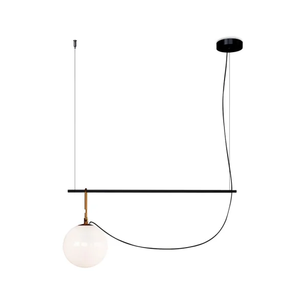 Artemide nh S2 22 pendule noir-laiton