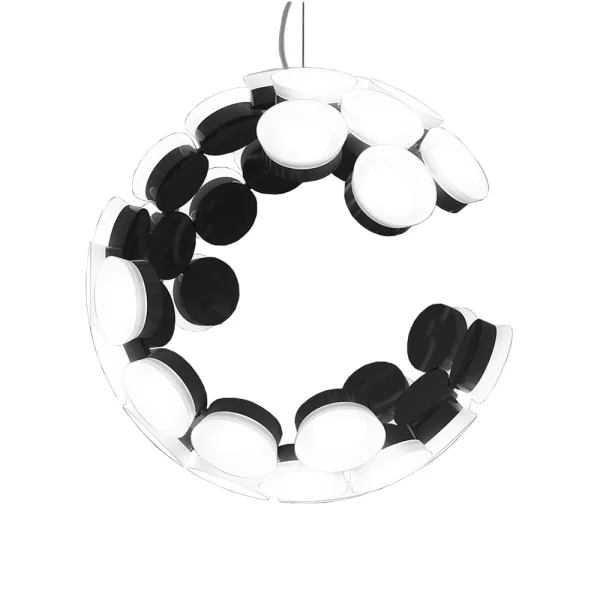 Artemide Pendentif Scopas blanc-noir