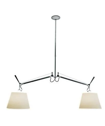 Artemide - Tolomeo Basculante Suspension Ø240 Parchemin