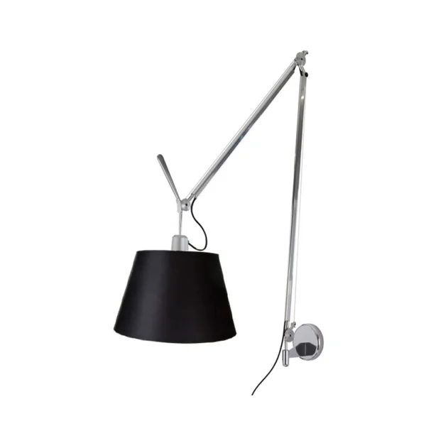 Artemide - Tolomeo Mega Applique Murale avec Dimmer Alu/Noir