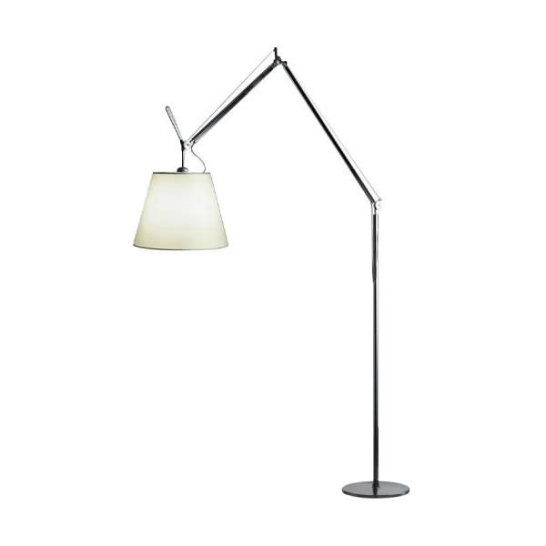 Artemide Tolomeo Mega lampe de sol pergament-noir, ø42cm