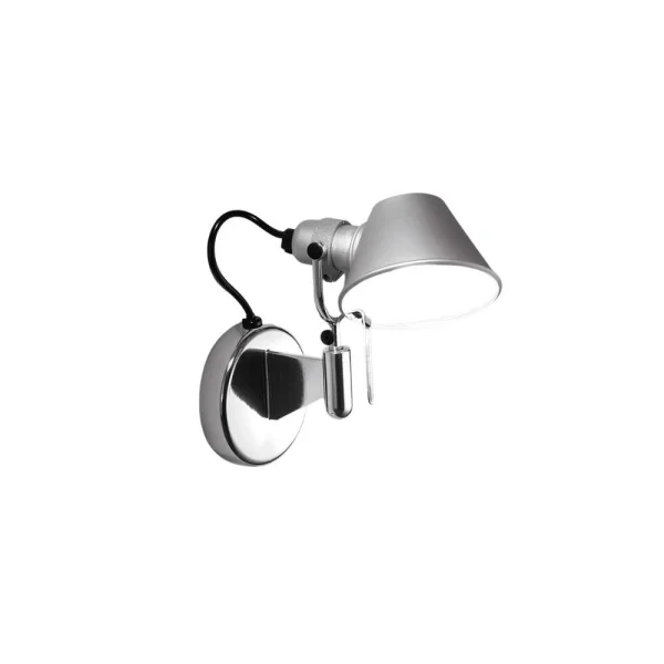 Artemide - Tolomeo Micro Faretto Wall Lamp without Switch E14 Aluminium