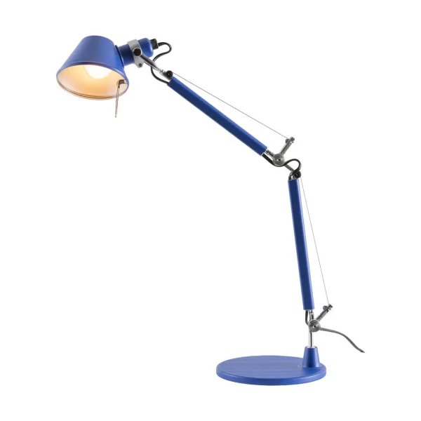 Artemide Tolomeo micro lampe de table Blue Klein