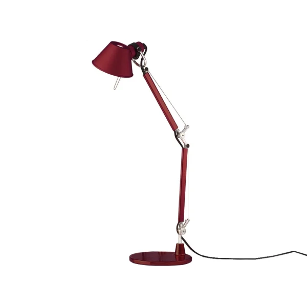 Artemide Tolomeo micro lampe de table rouge