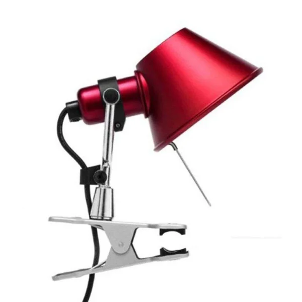 Artemide - Tolomeo Micro Pinza Applique Murale Rouge