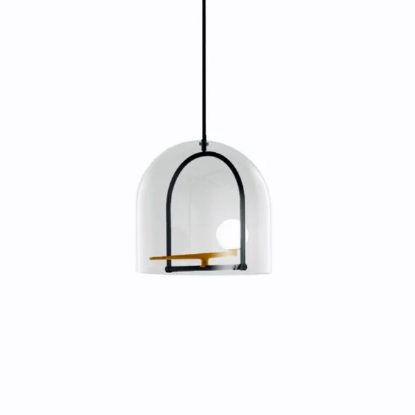 Artemide Yanzi S pendule laiton noir