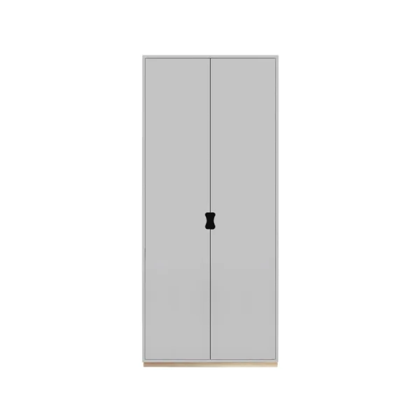 Asplund Armoire haute Snö F Light grey, base en bouleau, dj.30 cm