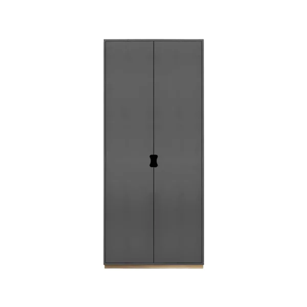 Asplund Armoire haute Snö F Storm grey, base en bouleau, dj.30 cm