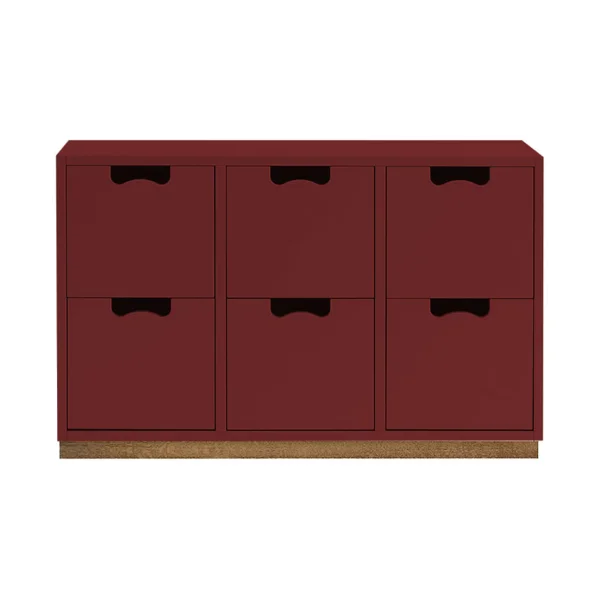Asplund Commode Snö B2 Brown red