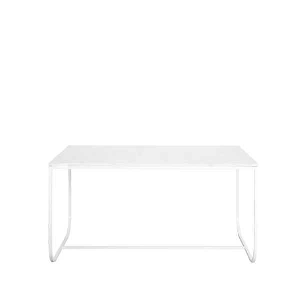 Asplund Table à manger Tati marbre carrara, 140, support white