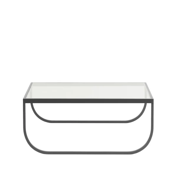 Asplund Table basse Tati High verre, storm grey