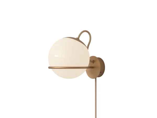 Astep - Model 237/1 Applique Murale Ø14 Golden avec Interrupteur