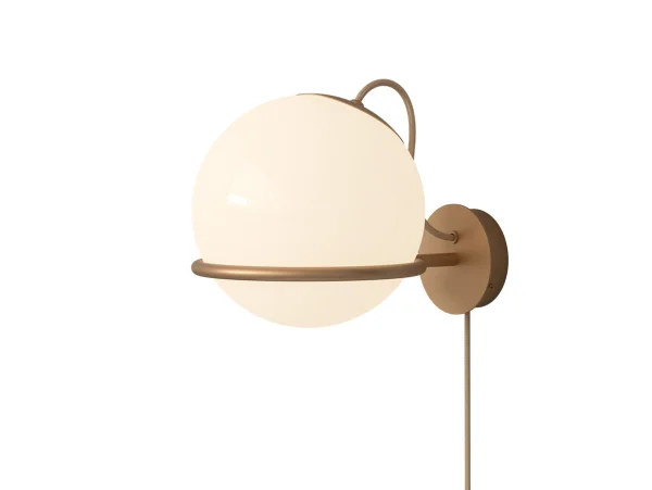 Astep - Model 238/1 Applique Murale Ø20 Golden avec Interrupteur