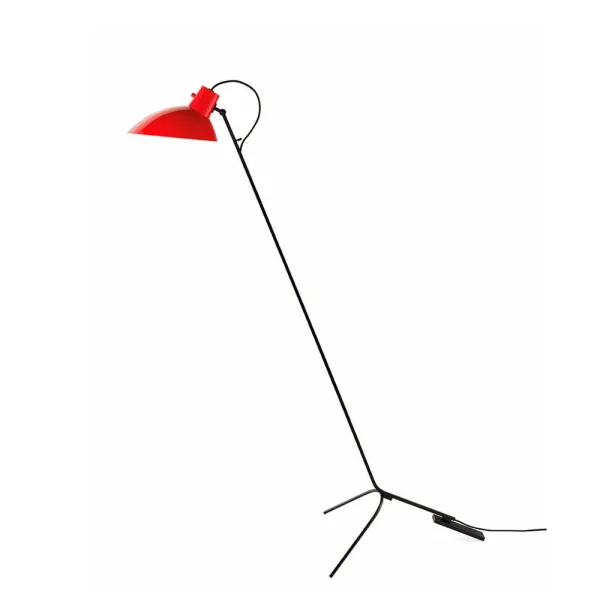 Astep - VV Cinquanta Lampadaire Noir/Rouge