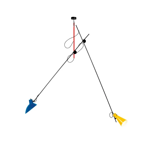 Astep - VV Cinquanta Suspension Mondrian/Bleu et Jaune