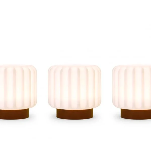 Atelier Pierre - Dentelles 9 Portable Lampe de Table 3 pcs. Ø9 Terra