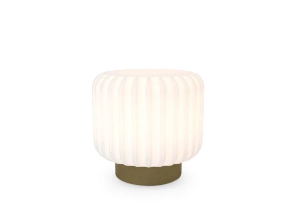 Atelier Pierre - Dentelles Wide XL Portable Lampe de Table IP54 Clay