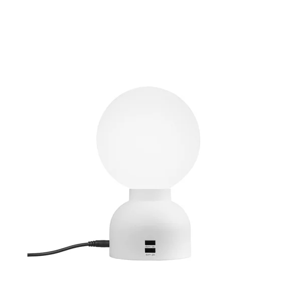 Ateljé Lyktan Lampe de table Pluggie blanc, opaline